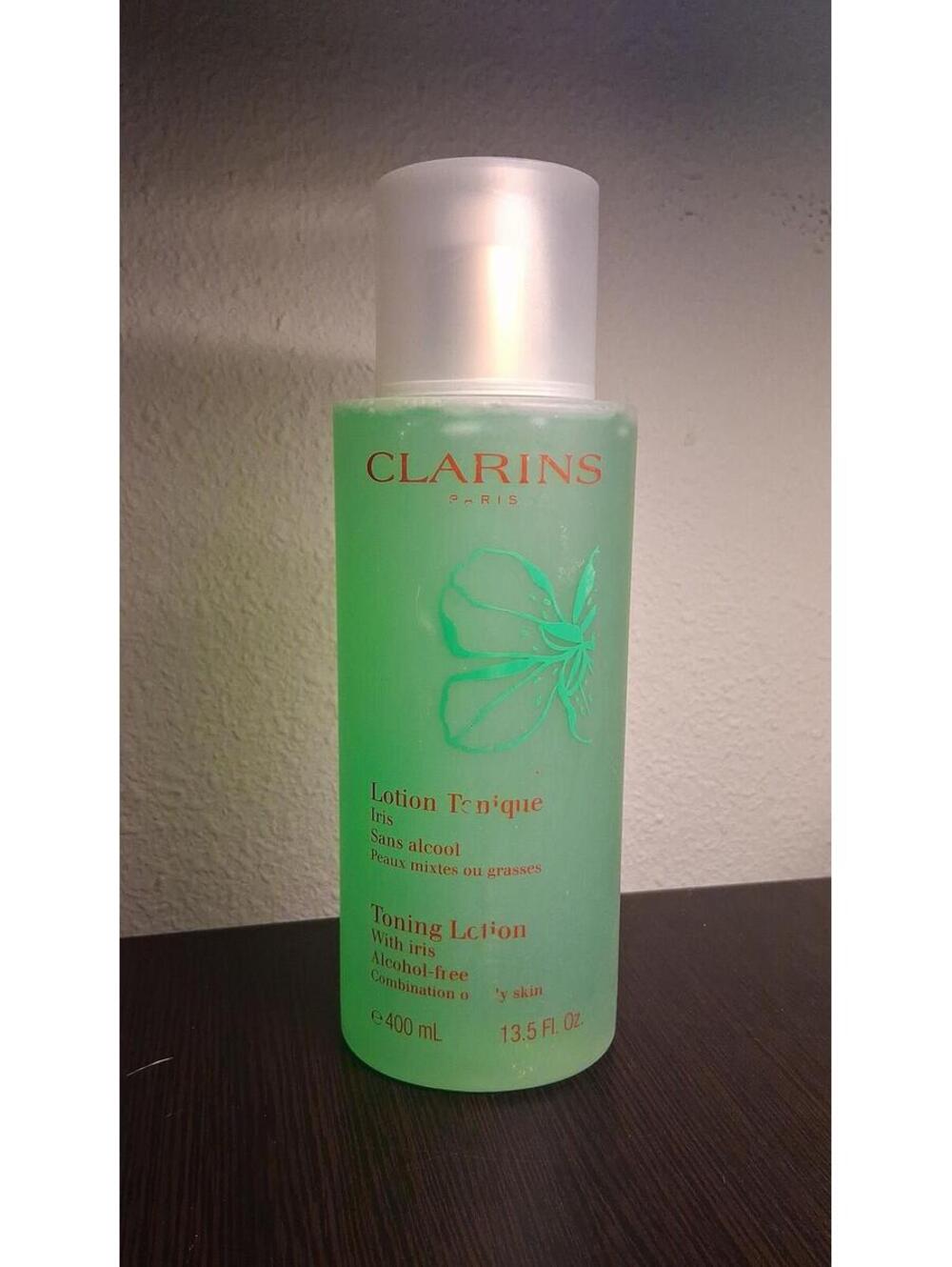 Clarins Toning Lotion with Iris – Alcohol-Free Toner 400 mL